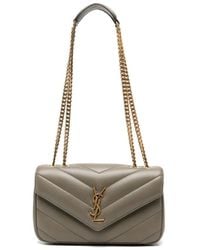 Saint Laurent - Small Loulou Quilted-Leather Shoulder Bag - Lyst