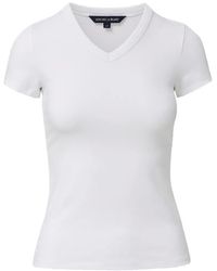 Veronica Beard - Devin V-Neck T-Shirt - Lyst