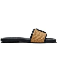 Marc Jacobs - The J Marc Raffia Slides - Lyst