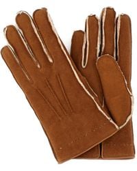 Mario Portolano - Topstitch Detail Gloves - Lyst