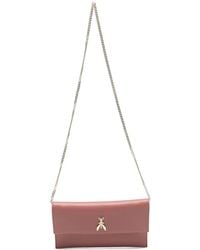 Patrizia Pepe - Logo-Plaque Clutch Bag - Lyst