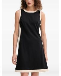 DKNY - Round-Neck Panel Mini Dress - Lyst