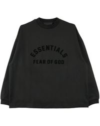 Fear Of God - Logo-print Cotton Sweatshirt - Lyst