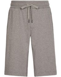 Dolce & Gabbana - Pantalones cortos de chándal con parche del logo - Lyst
