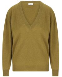 Saint Laurent - V-Neck Sweater - Lyst