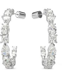 Swarovski - Mesmera Crystal-Embellished Hoop Earrings - Lyst