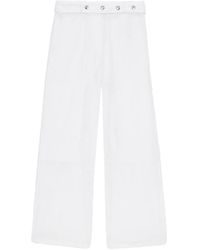 MSGM - Pantalon À Détails D'Œillets - Lyst
