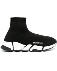 Balenciaga - Speed recycled knit sneaker - Lyst