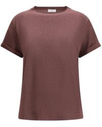 Brunello Cucinelli - Rolled-Sleeve T-Shirt - Lyst