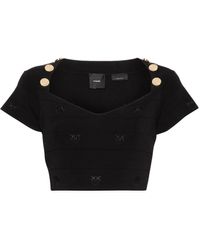 Pinko - Cropped Top - Lyst
