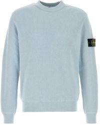 Stone Island - Geribbelde Katoenen Trui - Lyst