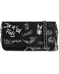 Zadig & Voltaire - Rock Arty Tag Clutch - Lyst