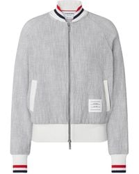 Thom Browne - Rwb Cotton Bomber Jacket - Lyst
