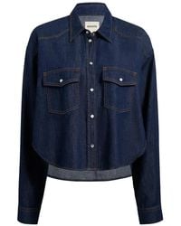 KHAITE - Grenon Blouse Met Opgestikte Zak - Lyst