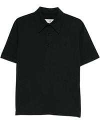 MM6 by Maison Margiela - Logo-Embroidered Polo Shirt - Lyst