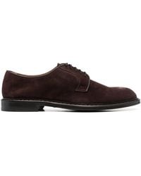 Doucal's - Lace-Up Suede Derby Shoes - Lyst