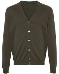 Zanone - Cardigan Con Bottoni - Lyst