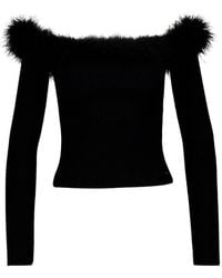 Gucci - Off-Shoulder Sweater - Lyst