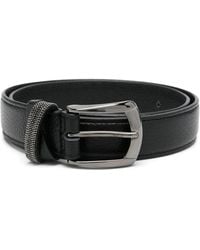 Peserico - Punto Luce-Trim Leather Belt - Lyst