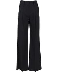 Al Duca d'Aosta - Pleated Wide-Leg Trousers - Lyst