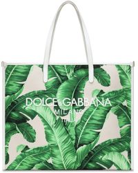 Dolce & Gabbana - Borsa tote Shopping con stampa grafica - Lyst