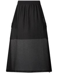Liu Jo - Long Mesh Skirt - Lyst