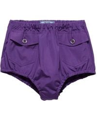Prada - Poplin Shorts - Lyst