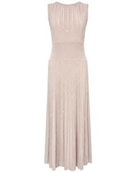 D.exterior - Sequin-Embellished Maxi Dress - Lyst