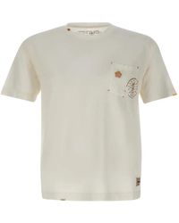 Bob - Embroidered-Detail Chest-Pocket T-Shirt - Lyst