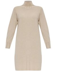 Fabiana Filippi - Bead-Embellished High-Neck Mini Dress - Lyst