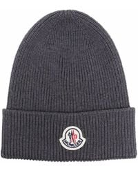 Moncler - Grey Beanie- '20s - Lyst