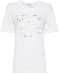 Rag & Bone - T-shirt en coton à imprimé graphique - Lyst