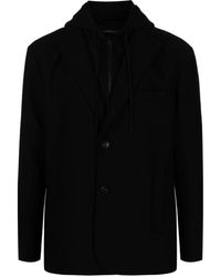 Emporio Armani - Hooded Jacket - Lyst