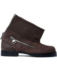 JW Anderson - Suede Ankle Boots - Lyst