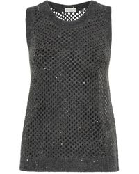 Brunello Cucinelli - ニットトップ - Lyst