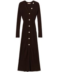 Twinset - Rib-Knit Button Cardigan Dress - Lyst