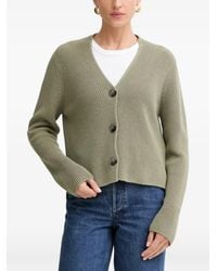 Marc O' Polo - Ribbed-Knit V-Neck Cardigan - Lyst