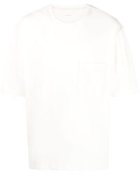 Lemaire - T-Shirt mit aufgesetzter Brusttasche - Lyst