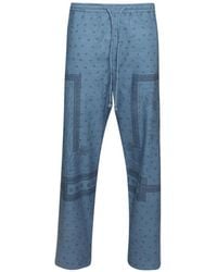 BAZISZT - Ranch Bandana-Print Trousers - Lyst