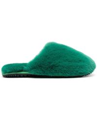 Apparis Astro Slippers Met Bont in het Roze Dames Schoenen voor voor Platte schoenen voor Pantoffels