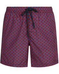Drumohr - Short De Bain À Motif En Jacquard - Lyst