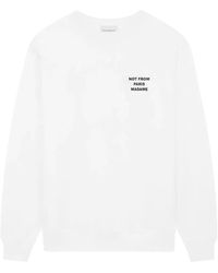 Drole de Monsieur - Slogan Crew-Neck Sweatshirt - Lyst