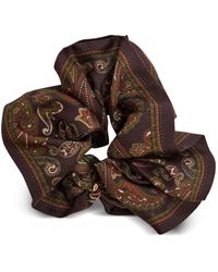 Saint Laurent - Paisley Silk Scrunchie - Lyst