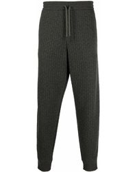 Giorgio Armani - Ribbed Side-Stripe Trousers - Lyst