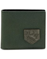 DIESEL - Logo-Patch Bi-Fold Wallet - Lyst