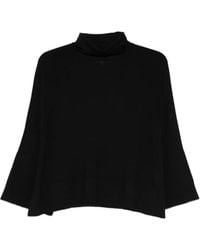 Psophia - Roll-Neck Panelled Sweater - Lyst