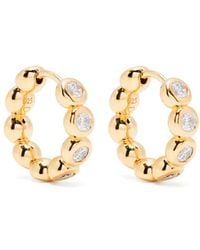 Missoma - Tennis Small Hoop Earrings - Lyst