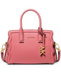 Michael Kors - Extra Small Laila Scalloped-Edge Tote Bag - Lyst
