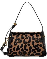 Gianni Chiarini - Leopard Print Shoulder Bag - Lyst