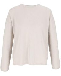 Allude - Pull En Cachemire À Col Rond - Lyst